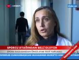 Sporcu ayağından belli oluyor