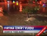Fırtına İzmir'i vurdu