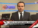 2013 yılı bütçesi Genel Kurul'da