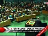 Filistin Devlet Başkanı Ankara'da online video izle
