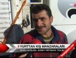 Yurttan kış manzaraları