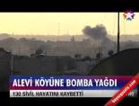 Alevi köyüne bomba yağdı