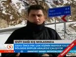 Ovit Dağı kış molasında