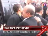maliye bakani - Bakan'a protesto Videosu
