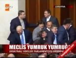 Meclis yumruk yumruğa