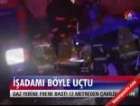 İşadamı böyle uçtu