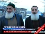 tek yumurta ikizi - Erzurum'un 70'lik Şirin İkiz Dedeleri Videosu
