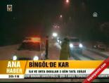 Bingöl'de kar