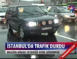 İstanbul'da trafik durdu online video izle
