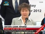 kizilay - BM'den çadır siparişi Videosu