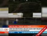 Heyelan treni devrildi