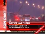 İstanbul'da kar yağışı etkili oldu online video izle
