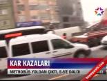 istanbul trafigi - İstanbul'da kar kazaları Videosu