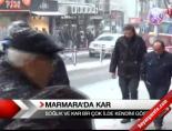 marmara bolgesi - Marmara genelinde kar var Videosu