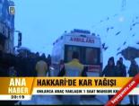 Hakkari'de kar yağışı