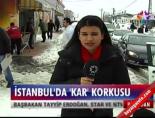 istanbul trafigi - Kar korkusu trafiği rahatlattı Videosu