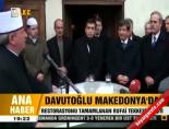 Davutoğlu Makedonya'da
