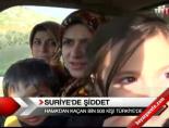 Hama'dan kaçan Suriyeliler Türkiye'de