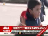 Suriye'ye yardım kampanyası Haberi  online video izle