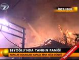 Beyoğlu'nda yangın paniği
