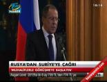 Rusya'dan Suriye'ye baskı