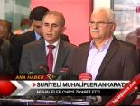 Suriyeli muhalifler Ankara'da