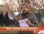 TBMM önünde kefenli protesto