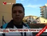 toprak kaymasi - İnşaat temelinde toprak kayması Videosu