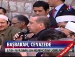 mustafa sungur - Başbakan cenazede Videosu
