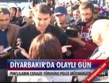 terorist cenazesi - Diyarbakır'da olaylı gün Videosu