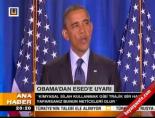 Obama'dan Esed'e uyarı