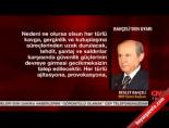 Bahçeli'den uyarı