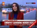 trafik cezasi - Emniyet şeridine rekor ceza Videosu