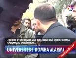 Üniversitede bomba alarmı