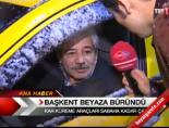 Başkent beyaza büründü