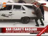 Kar esareti başladı