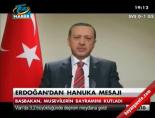 Erdoğan'dan Hanuka mesajı