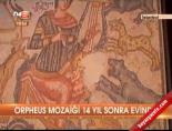 Orpheus Mozaiği 14 yıl sonra evinde