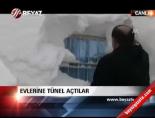 Evlerine Tünel Açtılar