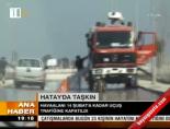 Hatay Havaalanı'nda taşkın