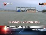 Havaalanında 1 Metrelik Su