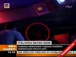 İtalya'da batan gemi