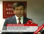 ahmet davutoglu - Suriye için öncelik insani yardım Videosu