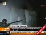 Düzce'de yangın