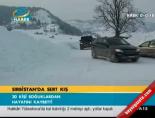 Sırbistan'da sert kış