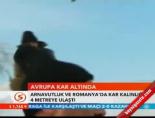 Avrupa kar altında