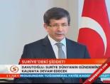 Davutoğlu 'suriye dünyanın gündeminde kalmaya devam edecek' online video izle