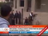Suriye Bm Gündeminde