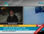 afyonkarahisar - Kar yolları kapattı Videosu