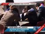 katip adaylari - Katip Adayları Sınavda Videosu